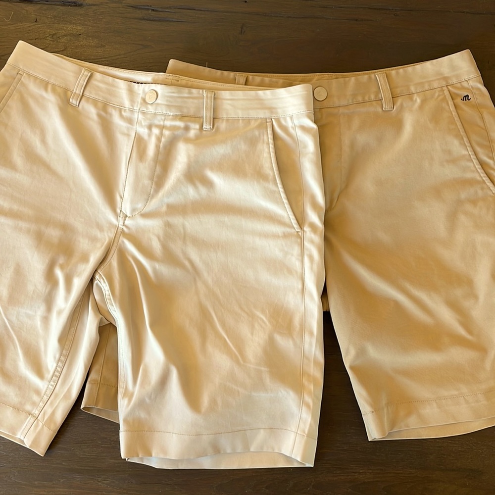 Bonobos Golf Shorts - 2 pair - Waist 33 Length 10